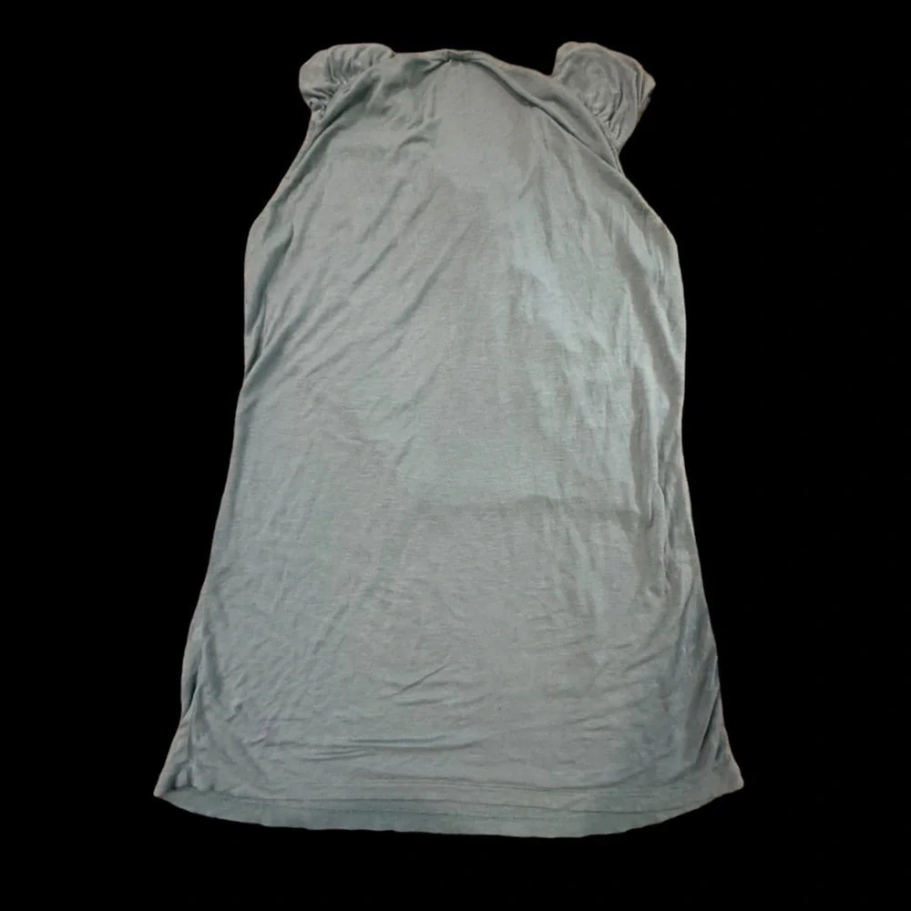 EUC Super Soft Kische Large cotton Blend sleeveless top light blue Comfy Large - Picture 2 of 5
